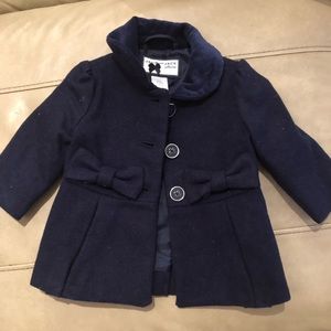 Janie and Jack winter jackets black and blue navy